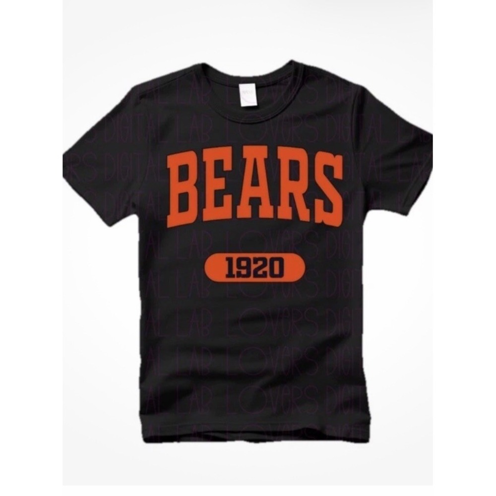 Chicago Bears Bears  Est. 1920 T Shirt Unisex Adult .2XL.